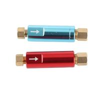 Cryfokt Soupape de Pression 2lb 10lb Clapet Anti-Retour, Raccords 3/8-24NPT | Clapet anti-retour de pression de frein pour frein à tambour à disque, valve métallique universelle, valve de verrouillage