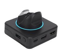 Cryfokt Station d'accueil D'interface Multimédia Compacte 4K HD Pearl White pour Station d'accueil TV, Portable 5 en 1 USB Type C pour OLED, TV pour Console de Jeu Multiport pour Lite, Matériau ABS