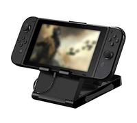 Cryfokt Support de Console de Jeu Réglable pour, Conception Pliable Légère, stabilité avec Contacts Antidérapants, Matériau ABS pour Un Maintien sécurisé de L'appareil (Black)