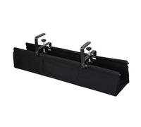 Cryfokt Support de Gestion de Câbles sous Bureau, Conception Robuste de | Organisation spacieuse pour plusieurs câbles, 2 méthodes d\'installation, s\'adapte au bois, au verre et au métal