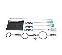 Cryfokt Support de Laboratoire, Ensemble de Pinces de Flacon Durables pour Expériences Chimiques, écoles, Usines, Fer + Caoutchouc