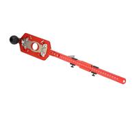 Cryfokt Support de Rainure de Fraisage de Routeur Multifonctionnel Réglable pour des Opérations de Travail du Bois Précises avec une Conception à Fente Latérale et une stabilité à Double Poignée,