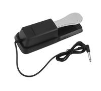 Cryfokt Support Universel en Métal pour Pédale de Sustain pour les Joueurs de Clavier de Piano, ABS et Métal Durables, Couleur Argent, 1 X Pédale de Sustain