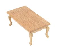Cryfokt Table Basse Maison de Poupée, Mobilier Miniature en Bois de