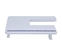 Cryfokt Table D'extension de Couture Résistante à l'usure, Planche en Plastique Pliable avec Règle, Table de Machine à Coudre Pratique pour L'artisanat, Planche à Coudre Durable pour Débutants, ABS