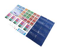 Cryfokt Tableau de Poche pour Salle de ffectation de Tâches sans Effort, Composants Personnalisables, Tableau des Tâches de e Gestion de avec 32 Cartes Enveloppes, 45 étiquettes