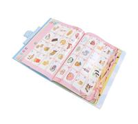 Cryfokt Tableau Mural Audio Arabe Interactif pour Enfants avec Lecture Double Face, Musique et Planche à Dessin, Jouet éducatif pour Enfants 15,1 X 13,2 Pouces