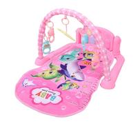 Cryfokt Tapis de Jeu pour bébé avec Miroir Amusant et Piano Amovible pour le Développement Sensoriel et L'apprentissage Précoce - Matériau ABS Sûr - 30,31 X 22,05 X 16,54 Pouces