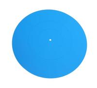 Cryfokt Tapis de Joueur de Plaque, qualité Basse Plus Proche de 12 Pouces Réduisez le Tapis de Plaque de de Bruit pour la Mise à Niveau (BLUE)
