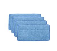 Cryfokt Têtes de Vadrouille en Microfibre, Paquet de 6 Têtes de Vadrouille Lavables et Réutilisables de 11,8x5,9 Pouces, Recharges de de Sol avec Ruban de Fixation Rapide pour Sols Stratifiés, (4