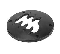 Cryfokt TH8A Plaque de Manette de Vitesse Courte Améliorée avec Levier de 75 Mm Kit Real Feel pour les Amateurs de Course ABS Noir