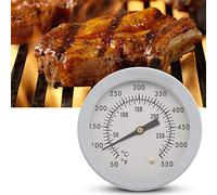 Cryfokt Thermomètre pour Barbecue, Jauge de Température à Double échelle en Acier Inoxydable Durable 50~550 ℉ pour Fumeurs et Grils