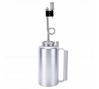 Cryfokt Torche Goutte à Goutte à Double Fond, Réservoir en Fonte Robuste de 3 L avec Joint Anti-fuite et Clapet Anti-retour, Torche à à Double Fond pour les Incendie