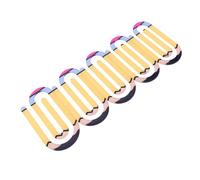 Cryfokt Trombones en Acrylique Transparent, Grandes Pinces de Marque-page