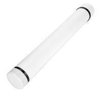 Cryfokt Tube de Rangement à Dessin, Tube d'Affiches Imperméable Réglable, Extensible pour Les Affiches de Cartes Documents des œuvres d'art (White)