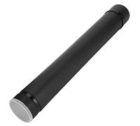 Cryfokt Tube de Rangement à Dessin, Tube d'Affiches Imperméable Réglable, Extensible pour Les Affiches de Cartes Documents des œuvres d'art (Black)