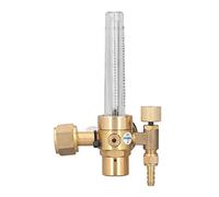Cryfokt Vanne de Régulation de Gaz CO2, Débitmètre pour Machine à Souder MIG, Corps en Laiton, Débit de Sortie Réglable 0-25LPM, OBC-191