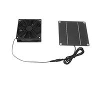 Cryfokt Ventilateur à Panneau Solaire avec Couvercle de Protection, 2200 Tr/min, Ventilateur D'extraction Solaire, Réduit la Température Ambiante, pour L'échappement des Fenêtres en ABS