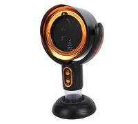 Cryfokt Ventilateur de Fumée, éliminateur D'odeurs Portable avec Batterie de 3000 MAh et Angle Réglable, Rechargeable par USB pour la Cuisine, les Grillades, le Tabagisme, Noir et or