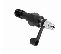 Cryfokt Vis de Purge de Frein de Moto en Aluminium M10 X 1.0mm, Boulon Banjo Résistant à la Rouille pour étrier de Frein, Haute qualité (BLACK)