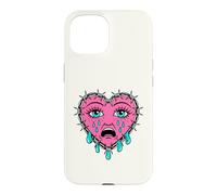 Crying Heart Tattoo - Traditional Old School Tattooed Inked Coque pour iPhone 15
