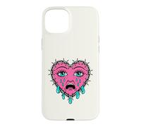 Crying Heart Tattoo - Traditional Old School Tattooed Inked Coque pour iPhone 15 Plus