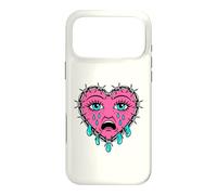 Crying Heart Tattoo - Traditional Old School Tattooed Inked Coque pour iPhone 17 Pro Max