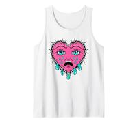 Crying Heart Tattoo - Traditional Old School Tattooed Inked Débardeur
