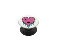 Crying Heart Tattoo - Traditional Old School Tattooed Inked PopSockets PopGrip Adhésif
