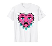 Crying Heart Tattoo - Traditional Old School Tattooed Inked T-Shirt