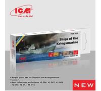 Аcrylic paints set for ships of the Kriegsmarine