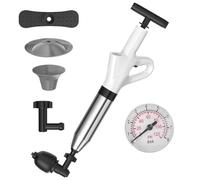 Crynvor 7 Pièces Deboucheur Wc Evier Canalisation, Pompe Débouche Evier Wc, Poire Débouchage Wc, Piston pour Déboucher les Toilettes, pour Déboucher les Toilettes, Baignoire, Drain de Sol