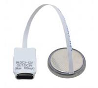 Cryofu Convertisseur de batterie USB Type-C vers CR2032 - Entrée 3-12 V - Câble FFC fin - Design pour appareils portables