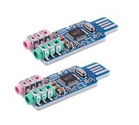 Cryofu Lot de 2 cartes son USB sans entraînement CM108 - Bleu