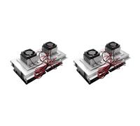 Cryofu Lot de 2 systèmes de refroidissement semi-conducteurs thermoélectriques Peltier 200 x 115 x 8,5 mm 120 W