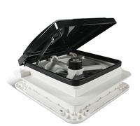 Cryonavehit Ventilation de toit et ventilateur d'extraction avec éclairage LED pour caravane et camping-car 28 x 28 cm 12 V