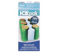 Cryopak ICEpak - Bloc Réfrigérant Rigide Réutilisable pour Glacières et Sacs Isothermes, sans BPA, Non Toxique, Compatible Congélateur, Moyen, Lot de 6