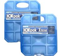 Cryopak ICEpak Extreme - Bloc Réfrigérant Rigide Réutilisable pour Glacières et Sacs Isothermes, sans BPA, Non Toxique, Compatible Congélateur, Moyen (Paquet de 2)
