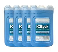 Cryopak ICEpak Lot de 4 Packs de Glace réutilisables à Coque Rigide pour glacières et boîtes à déjeuner, Design en Gel de qualité Professionnelle, Non Toxique et sans BPA, Accessoires de Voyage