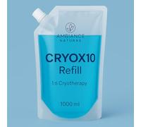 CRYOX10 Lotion Cryogénique Concentrée 1:6 - Cryothérapie Pro et à Domicile | Effet Froid Immédiat, Anti-Cellulite, Draineur | Jambes Lourdes, Muscles Fatigués | En Spray, Gaze, Bande 2000 ml