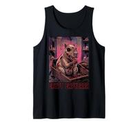 Crypt Capybara Zombie Ghoul, Vampire Mort-Vivant, Cercueil et Horreur Débardeur