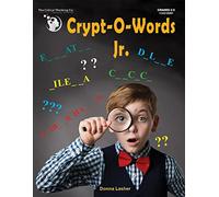 Crypt-O-Words Jr. - "Caught, not Taught" Vocabulary through Thinking Activities Kids Workbook (Grades 2-5)