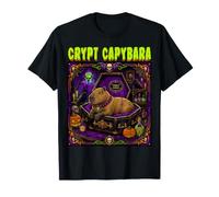 Crypte Capybara Zombie Ghoul, Vampire Mort-Vivant, Cercueil Effrayant T-Shirt