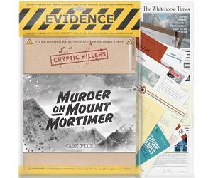 Cryptic Killers Unsolved Murder Mystery Game - Cold Case Files Investigation Detective Evidence & Crime File - Individuels, rendez-vous galants et jeux de fête - Murder on Mount Mortimer