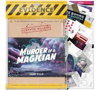 Cryptic Killers Unsolved murder mystery game - Cold Case Files Investigation Detective Indices / Preuve - Solve the Crime - For individuals, dates nights & party groups - Murder of a Magician