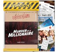Cryptic Killers Unsolved murder mystery game - Cold Case Files Investigation Detective Indices / Preuve - Solve the Crime - For individuals, dates nights & party groups - Murder of a millionaire