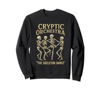 Cryptic Orchestra The Skeleton Dance Vintage Symphony Rétro Sweatshirt