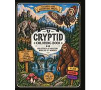 Cryptid Coloring Book: Creatures of Mystery, Worlds of Wonder