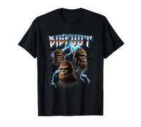 Cryptid Metalcore Heavy Metal Music Band Sasquatch Bigfoot T-Shirt