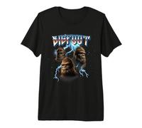 Cryptid Metalcore Heavy Metal Music Band Sasquatch Bigfoot T-Shirt Haut de Gamme